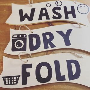 Laundry signs